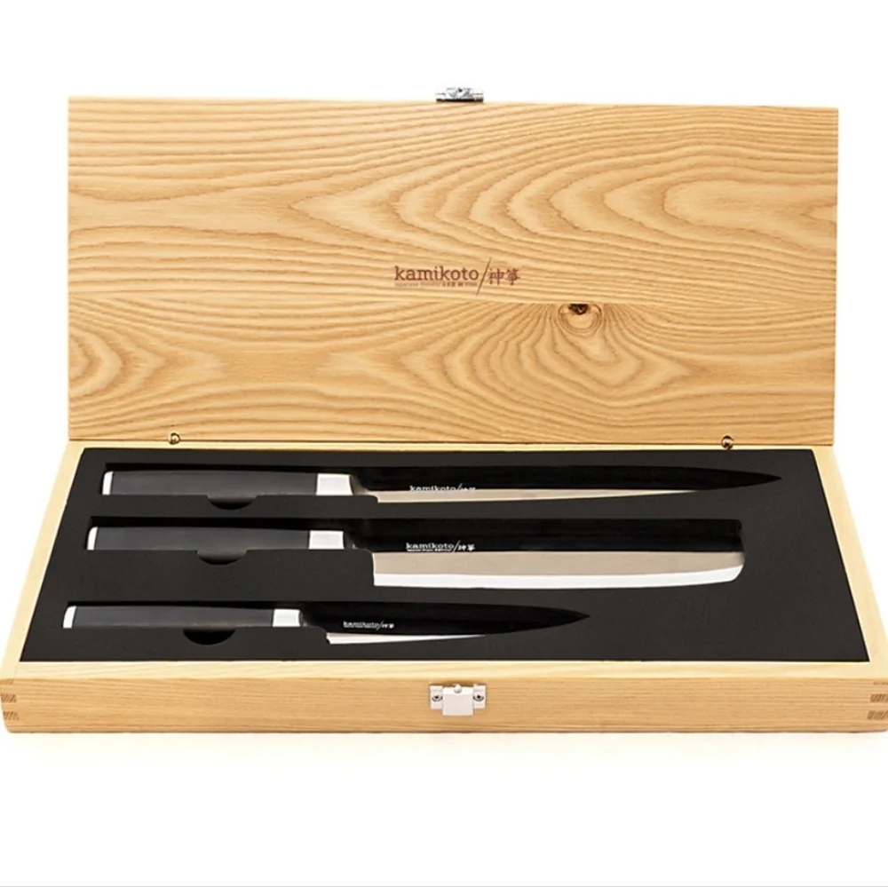 Kitchen knife set - Best Chef Knives - Ibaraki Steel- Japanese Kitchen Knives - Picture 3 of 13